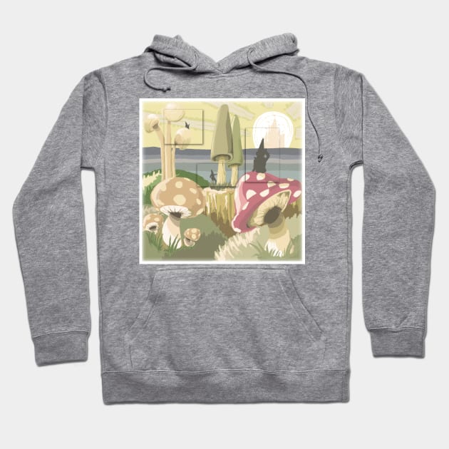 A new day away from the castle Hoodie by Markyartshop